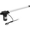 StarTech Azionamento lineare - 12 V - IP44 - Corsa 50,8 cm - Carico pesante - Staffe di montaggio incluse - Per porte elettriche/industria - Argento, nero