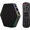 StarTech Smart TV Box Android 12 - Set-Top-Box - 4K - Wi-Fi 6 dual-band - H618 Cortex-A53 quad-core - 1 GB di RAM DDR3 - 8 GB eMMC