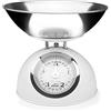 Lacor 61714 - Bilancia da cucina in acciaio retrò 5kg - Rossa