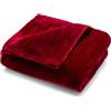 osama home SWEET HOME - Plaid Divano e Letto Sherpa a Doppio Strato Ultra Morbido e Avvolgente, Coperta Pile Invernale Calda e Lavabile, Ottimo Comfort Ideale anche come Copridivano e Copriletto Singolo 130x160