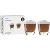 RITZENHOFF 3992002 - Set di 2 bicchieri da cappuccino, 200 ml, con struttura fine, per caffè, cacao, latte, made in Germany