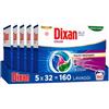 Dixan Pulito Profondo 4in1 Discs Color, discs per il bucato - Elimina le macchie difficili, Colori brillanti, Bucato fresco a lungo, Freschezza igienica per la lavatrice, 32 lavaggi