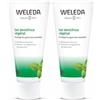 Weleda Dentifricio Vegetale, gel dentifricio al gusto fresco di menta piperita, senza fluoro, 100% biodegradabile, rimuove la placca delicatamente con particelle di silicio (1x75 ml) (Confezione da 2)