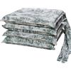 HABITA 33 HOME Set 4 o 6 Cuscini Sedie Cucina jouy Sfoderabili (4 Verde Landscape) | Coprisedia con Laccetti, Cuscino Sedia in toile de jouy, Cuscini per Sedie Quadrati, 40x40x5 cm, double face, Made in Italy