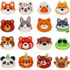 Dermalyx 16 Pezzi Toppe per Animali Bambini, Patch da Stirare, Ricamate Applicazioni, Adesivi Termoadesivi, per Abbigliamento Jeans Pantaloni Magliette Tessuti Accessori