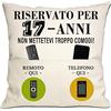 Bommex Copri cuscino tascabile per 17 anni ragazze ragazzi adolescenti 17° compleanno regalo decorazioni Copri cuscino per figlia figlio nipote amici sorella fratello compagni di classe compleanno (17)