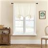 SMITHOOM Tenda a pacchetto a 1 pannello, con legatura, spessa, tinta unita, con tasche per asta, per cucina, camera da letto, bagno, lavanderia, decorazione per finestra, 60x140cm, Marrone