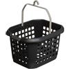 5 five simply smart 5five - Cesta para pinzas de Ropa Hugger de 2 l, Color Gris - Orificios de ventilación - Ligera - Fácil de CR - Cesta de plástico