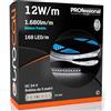 Eurocali Striscia LED 5 metri Professionale 24V 60W 12 W/mt - Striscia Monocolore da 840 LED 168 LED/mt e 8400 Lumen 1680 Lm/mt 140 Lm/W - Luce Bianco Freddo 6500K