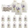 Ourdort 10 Pezzi Sacchettini per Lavanda Vuoti, Borsa Profumati Lavanda in Lino con Coulisse, Sacchetti Profumati per Armadio, Der lavanda, Spezie ed Erbe