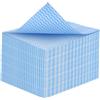 TRUSTIWIPE Confezione da 50 panni per la pulizia della cucina, del bagno e per uso generico, assorbenti, ad asciugatura rapida, lavabili e leggeri, colore blu, 42 x 38 cm