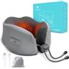 arboleaf Cuscino Collo Riscaldante, Riscaldamento a Zone al Grafene, Ricaricabile USB-C, Cuscino da Viaggio Memory Foam Supporto 360°, Aiuto contro il Dolore Cervicale per Voli Lunghi, Auto e Ufficio
