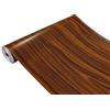 DecoMeister Pellicola Adesiva per Mobili 67,5x100 cm - Carta Adesiva Effetto Legno per Rivestimento Mobili Cucina e Tavoli - Pellicola Decorativa Lavabile e Impermeabile - Noce Dorata
