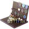 Generic Espositore Monete Mensola Espositiva In Legno Rustico Riutilizzabile