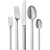 WMF Alteo Set di posate per 6 persone da 30 pezzi, con cucchiaio, forchetta, coltello, cucchiaino da caffè e forchettina da dolce, in acciaio inox Cromargan, finitura opaca, lavabile in lavastoviglie