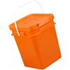 Sharplace Contenitore per Alimenti a Secchiello Quadrato Multifunzionale con Manico E Coperchio Secchio Multiuso per L'acqua di Verniciatura per La Casa, 13l 25.5x25.5x31.1cm