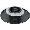 Getdoublerich Tappo di scarico per lavabo, 66 mm, nero opaco, pulsante click clack, copertura di scarico per bagno e cucina