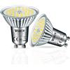 WSMCN GU10 10W Lampadine LED, Luce bianca fredda 6000K può sostituire la lampadina alogena PAR16 da 140W, AC230V 1050lm, 120° Angolo del Fascio, Illuminazione Lunga durata lampada faretti LED, 2 pezzi