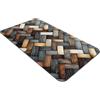Comart - Tappeto Cucina Austin - Parquet 50x75cm - Lavabile Antiscivolo