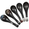 UPKOCH Set 5 Cucchiai Da Zuppa Giapponese in Ceramica Multicolore Ergonomici Per Riso E Porridge Uso Domestico Stile Classico Manico Curvo Materiale Sicuro Ed Ecologico