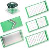 Genius Nicer Dicer Exclusive - Set di accessori per tagliaverdure, 6 pezzi, inserti per coltelli compatibili con il Nicer Dicer Exclusive | Pialla a V, grattugia e inserti per coltelli