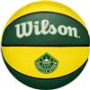 Wilson Pallone da Basket WNBA Team Tribute, Con Canali di Precisione per una Presa Eccezionale, Superficie Adattabile, Squadra: Seattle Storm, Colore: Blu Reale, Taglia: 6