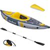 Rebel Electro Kayak Gommone gonfiabile turistico 282x90 Pontone gonfiabile Sedile RBA-4515