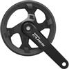 Shimano CUES FC-U4000 - Guarnitura 9/10/11, 175 mm, colore: Nero