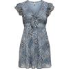 Only Onlasta Life S/S Peekaboo Dress Wvn Onlasta Life S/S Peekaboo Dress Wvn Donna (Pacco da 1)