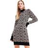 Desigual Vestito da Donna Francesca-Lacroix, Nero, S