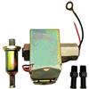 GZCHUMU 12V SOLID STATE CUBE FUEL PUMP 2.0-4.0 PSI + 8mm UNION + FUEL FILTER FACET 40104 40106 40107