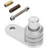 LIJUNSHANI Leva Di Blocco Del Pulsante Dell'interruttore Del Freno Di Stazionamento Della Motocicletta Accessori Per H&ONDA ADV350 ADV 350 2021 2022 2023 2025(Silver)
