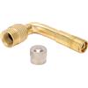 Julihai 90 Degree Brass Tire Valve Extender, Rotating Base Air Adapter for | Base for Easy Inflation, Durable Brass Build, Motorcycle & Compatible