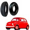 VEE RUBBER KIT 4 PNEUMATICI + 4 CAMERE D'ARIA 125 12 62S M+S DATEX WR075 TUBELESS 125 SR12 compatibile con FIAT 500 epoca