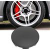 Tyenaza Tappo centrale ruota 4 pezzi, coprimozzo centrale a scatto in plastica, accessori di ricambio universali, diametro esterno 68 mm, ID 62 mm (Nero)