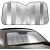 Mikiuly Parasole Auto Parabrezza, Parasole per Parabrezza Auto, Parasole Anteriore, Parasole Per Auto Interno Pieghevole, Coprisole Auto, Protezione Dal Calore, Isolamento Termico e Protezione UV, 140x70cm