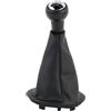 Frawacy 7591.T1 2403.CN Pomello del cambio a 5 marce con cuffia di ricambio per Berlingo Partner 2008-… Set pomello del cambio nero con cuffia e leva del cambio