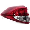RINKTEEA Fanalino Posteriore Auto Posteriore Interno Esterno Fanale Nebbia Per Hyundai Per Tucson 2015-2018 92403-D3010 92404-D3100 92401-D3100 92402-D3100(Left outside)