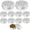 Wafuesh Set di 10 lattine profumate per cani in alluminio con ventilazione, 60 ml, per allenamento dei cani sniffer, accessori per addestramento canino, robusti e facili da pulire, versatili