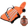 Generico Dog Life Jacket - Reflective Pet Swim Vest | Buoyancy Safety Float Jacket | Wing Style Design with Rescue Handle, Chin Support Protection, Breathable Comfortable Fit, Reflective Visibility