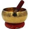 TreegoArt Campana Tibetana Extra Large Per Meditazione, Diametro 15,2 Cm, Oro
