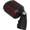 ciciglow Microfono Dinamico Classico, Microfono Cardioide Vintage per Performance Strumentali (BLACK)