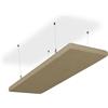 SILENT4® Panelli Fonoassorbenti Sofitto, 114x33x5cm, Pannello Fonoassorbente acustico, montaggio a adesivo e a vite, misurabile, migliore acustica della stanza grazie ai pannelli acustici