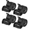 MOLUCKFU 4 pezzi Pinch Roller per Lettore Cassette Rullo in Gomma e Plastica Accessori Ricambio per Registratori Audio Videoregistratori e Radio Tape Compatibile con Macchine di