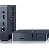 Dghrti Mini PC Supporto 512GB SSD Expansion, N3350 Desktop Computer 64GB, Small PC Gaming 4K IPS,Supporto Dual Display, BT, 2.4G/5G WiFi, USB 3.0 -Blu