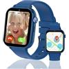 Ruopoem Smartwatch Bambini GPS 4G HD Videochiamate SOS Regali di Natale Compleanno | posizione in tempo reale, area di sicurezza, chiamate bidirezionali, chat familiare, giochi, modalità scuola, sveglia, sim