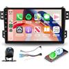 Hodozzy Autoradio per Suzuki Splash/Opel Agila B 2008-2014 con Wireless Carplay Android Auto, Touchscreen da 9 pollici con Bluetooth/RDS FM/Youbube/V-Link/GPS/USB/SWC+Telecamera Posteriore