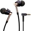 1MORE Triple Driver Auricolari In-Ear Cuffie con Alta Risoluzione, Bassi Profondi Stereo Universale, MEMS Microfono, In-Line Remoto Controllo per iPhone/Android/PC/Tablet -Oro