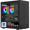 Nuwo PC Gaming Fisso i7 fino a 4GHz | 16GB RAM DDR4 | SSD 1TB | Radeon RX 5500 8GB | Windows 11 Pro Preinstallato | Computer Desktop Gaming | Wifi Ready | Pronto all'Uso | Tiger