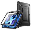 SupCase Custodia per iPad Air 5/4 (2022/2020) da 10,9 pollici, custodia protettiva a 360 gradi [Unicorn Beetle Pro] con supporto per penna e protezione schermo integrata (nero)